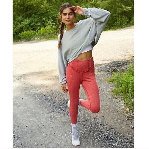 Free People Fp Movement Hybrid Leggings Size S, NWT - Picture 2 of 16